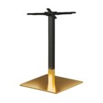 Pied de table Dadosa base 40x40 chromé
