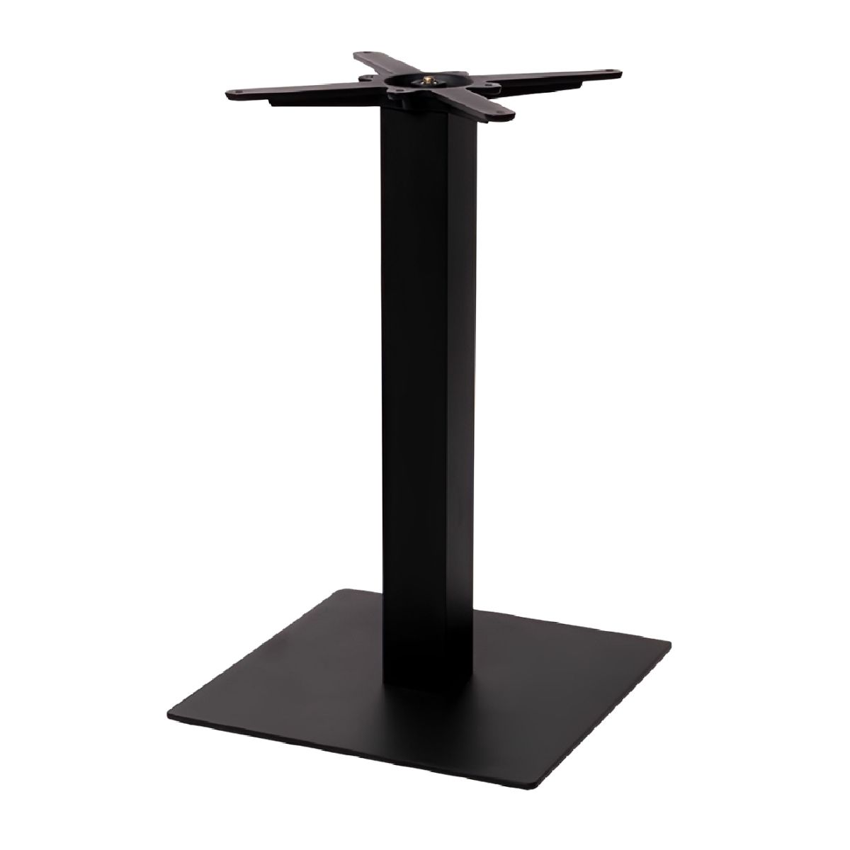 Pied de table Londres Basse 40x40 (6) LONDRES - Pied de table carré en acier Noir