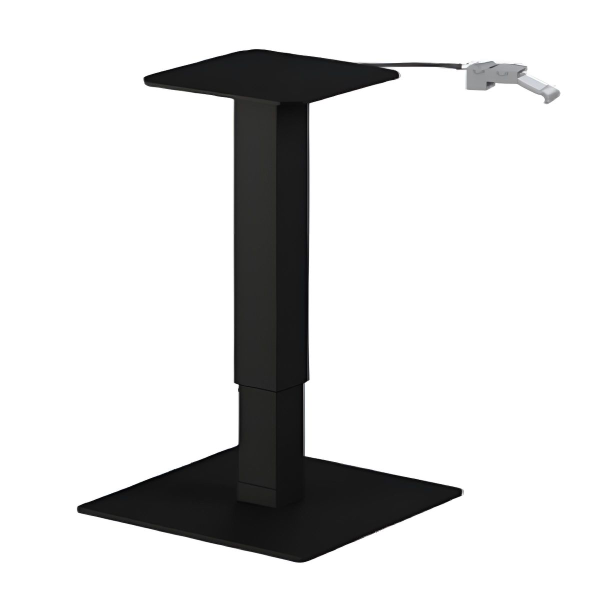 Pied de table Pise Pied de table Pise réglable en hauteur en fonte Noir