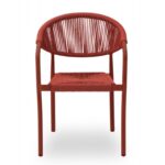Chaise de Terrasse Côme Rouge – Image 2