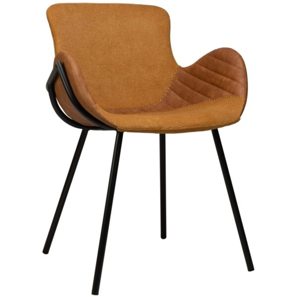 Chaise restaurant jaune avelia – élégance et confort pour un aménagement professionnel.