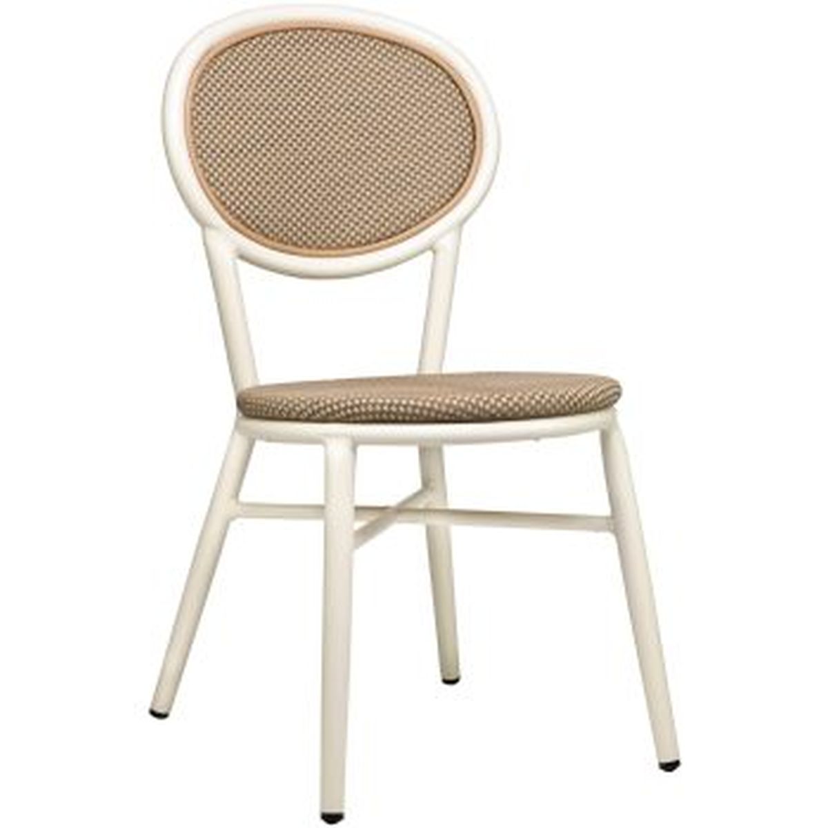 esprit-rotin-chaise-jane-blanche (7) Chaise bistrot Jane sable. Idéale pour terrasse CHR