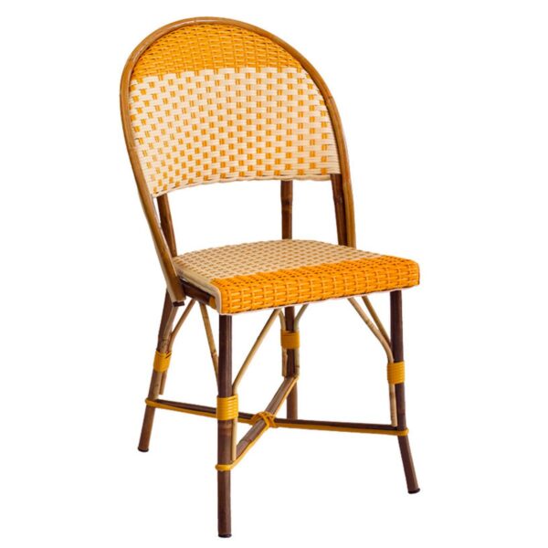 chaise en rotin personnalisable pour restaurant