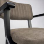 Fauteuil Tissu Petrick Brun – Image 6