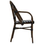 Fauteuil Bistrot Tobia Noir & Blanc – Image 3