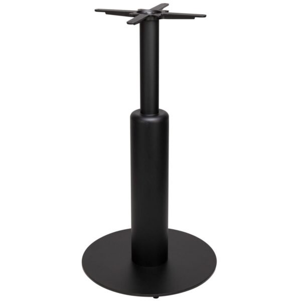 Piètement bar Schitu noir avec base ronde Ø60 cm – hauteur 110 cm pour restaurant