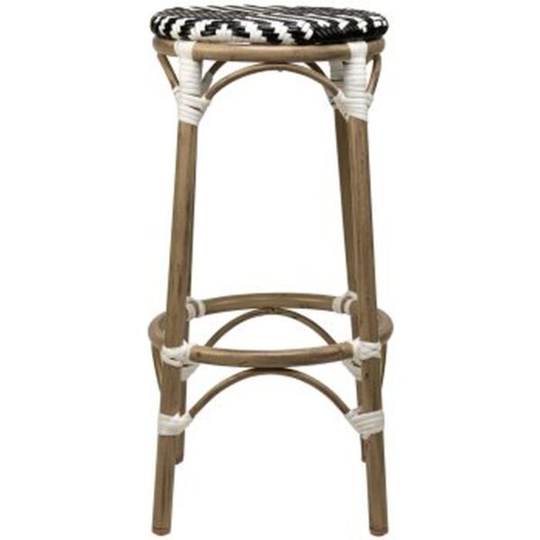 tabouret bistrot noir et blanc - mobilier CHR