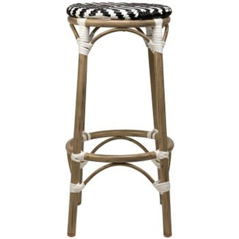 tabouret bistrot noir et blanc - mobilier CHR