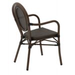 Fauteuil Bistrot Davi Marron – Image 4