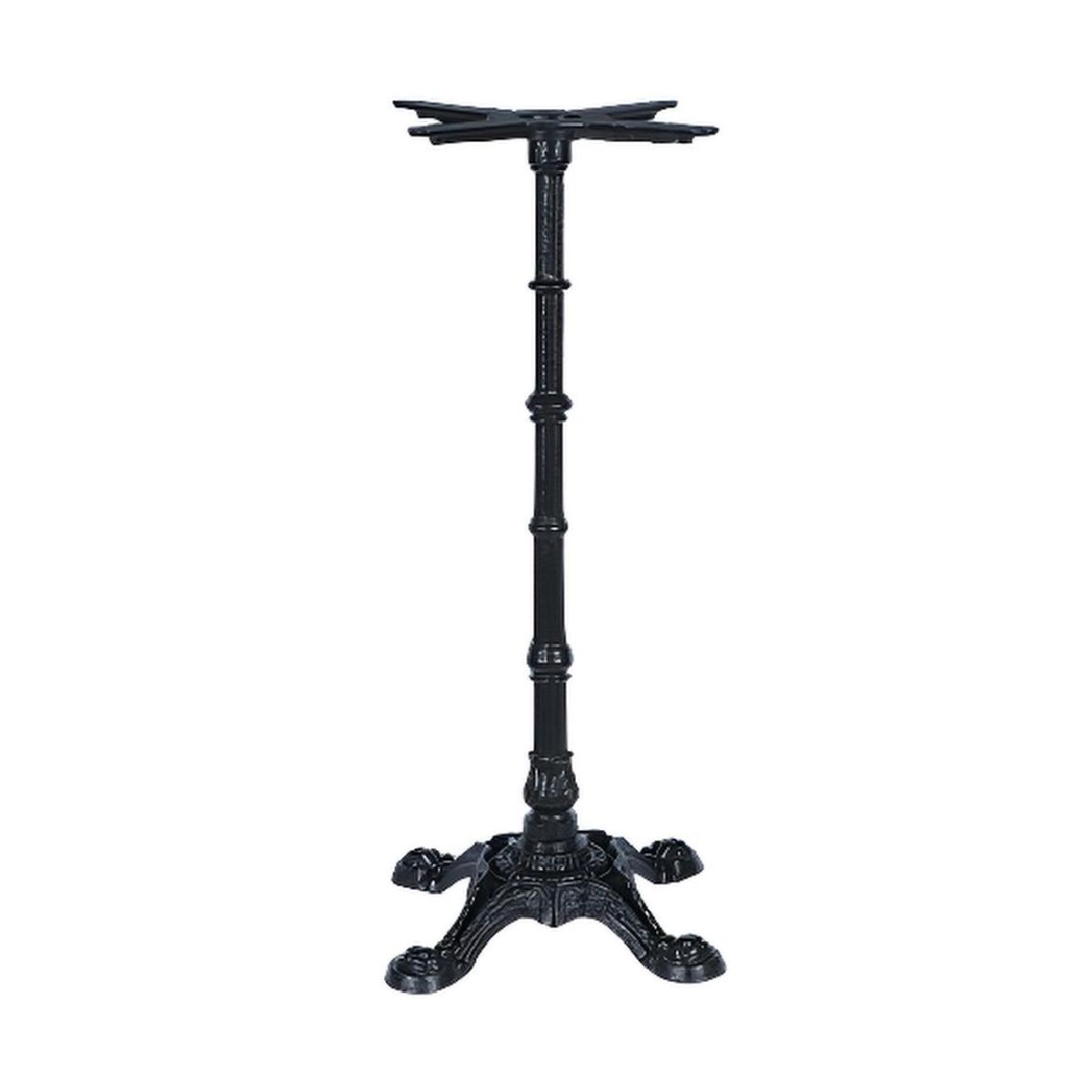 la-base-de-table-de-bar-paris Piètement Paris mange-debout noir en fonte – hauteur 108 cm