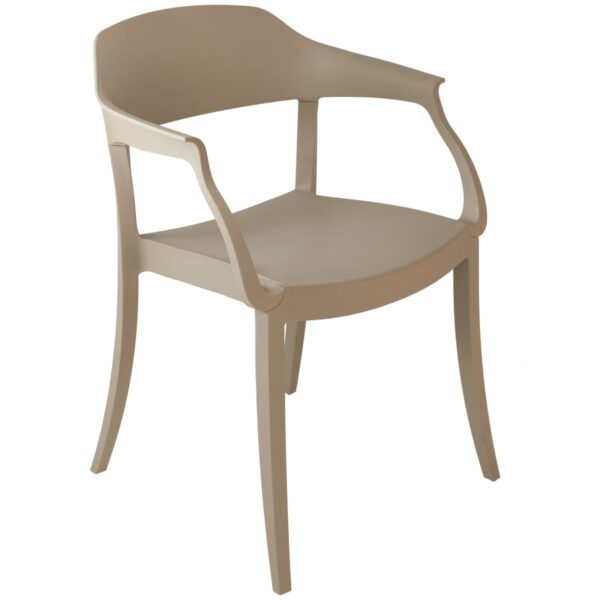 Fauteuil bistrot Strass – mobilier professionnel robuste et personnalisable en polypropylène