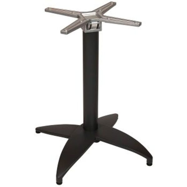 pied de table Bari anthracite pliable