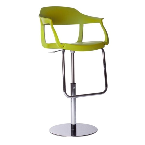 Tabouret de bar Evo Gas Fauteuil en polypropylène et acier. Un fauteuil de bar élégant et pratique