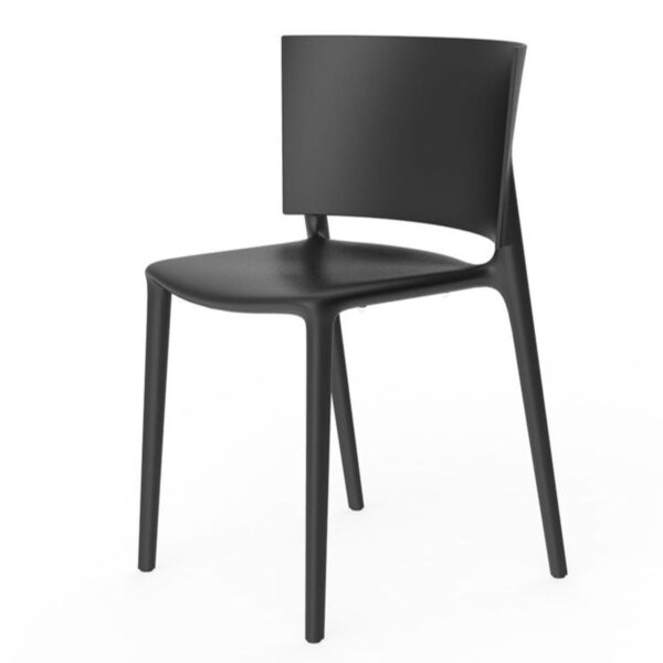Chaise Africa Vondom – Lot de 4 chaises design empilables pour restaurant ou terrasse professionnelle