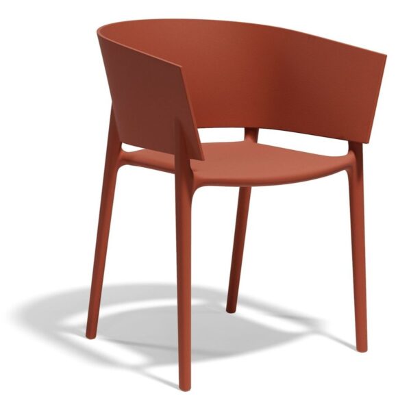 Fauteuil Africa Vondom – Lot de 4 fauteuils design empilables pour restaurant ou terrasse professionnelle