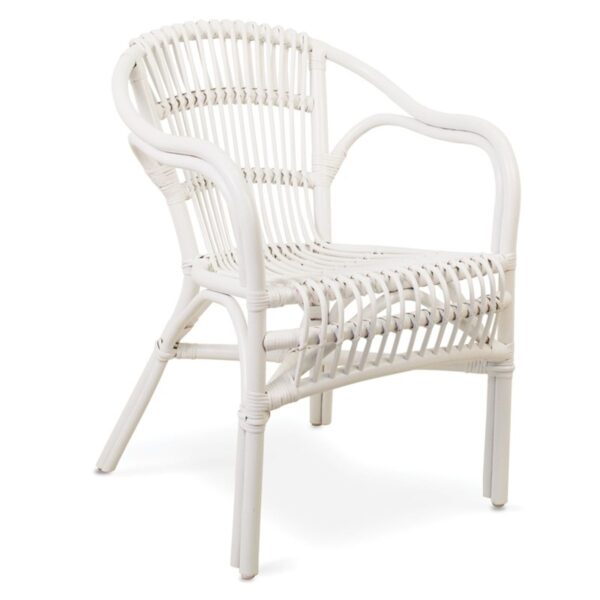 fauteuil bistrot bianca en rotin naturel
