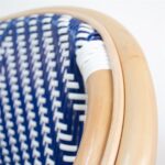 Fauteuil Bistrot Bleu et Blanc Dante – Image 4
