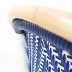 Fauteuil Bistrot Bleu et Blanc Dante – Image 3