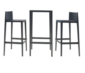 Set de bar Spritz Vondom – 2 tabourets hauts et table haute design pour terrasse CHR