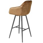 Fauteuil de bar cognac Lena – Image 4