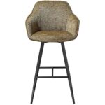 Fauteuil de bar vert - Lena – Image 2