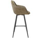 Fauteuil de bar vert - Lena – Image 3