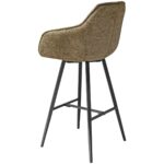 Fauteuil de bar vert - Lena – Image 4