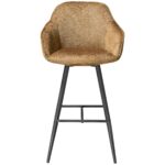 Fauteuil de bar cognac Lena – Image 2