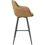 Fauteuil de bar cognac Lena – Image 3