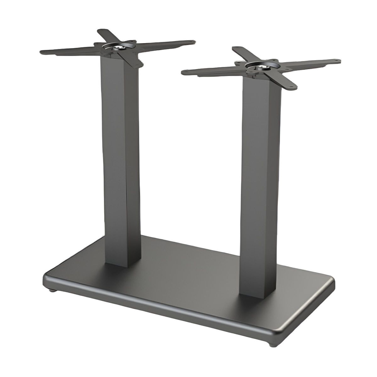 Pied de table double Atlas Pied de table double Atlas en fonte pour table de restaurant professionnelle