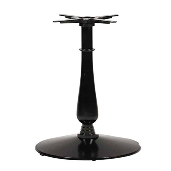 Pied de table Vienne base large Ø55 et fixation en croix pour plateau jusqu’à Ø110 cm - Mobilier CHR