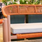 Salon de jardin 4 places Jonas - Orange – Image 9