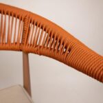 Salon de jardin 4 places Jonas - Orange – Image 6