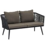 Salon de jardin 4 places Nox - Anthracite – Image 3