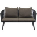 Salon de jardin 4 places Nox - Anthracite – Image 4