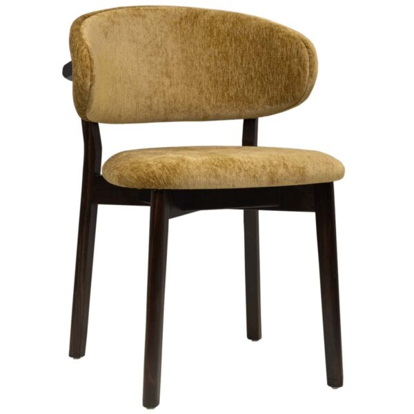 Chaise de restaurant Adèle caramel bois hêtre mobilier restaurant