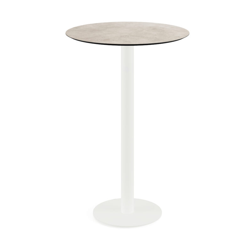 Urban - Mange-debout Ø70 cm Moonstone - Piètement blanc