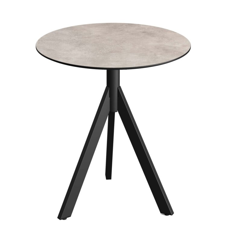 Infinity Tripod - Table de bistrot Ø70 cm Moonstone