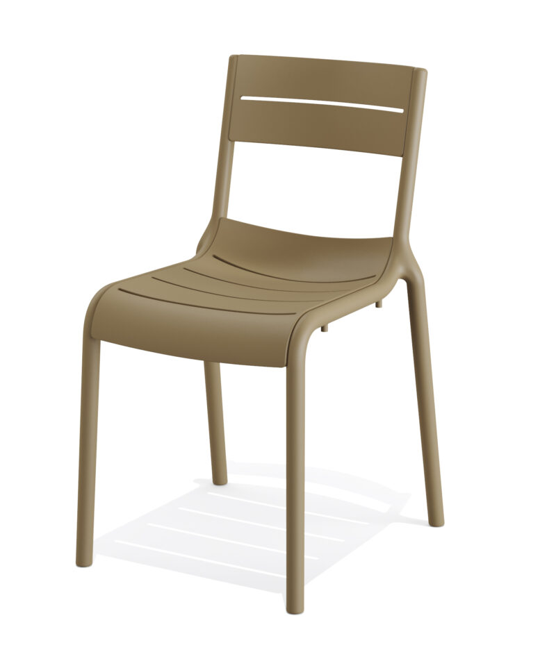 Calor - Chaise sable en polypropylène renforcé de fibres de verre