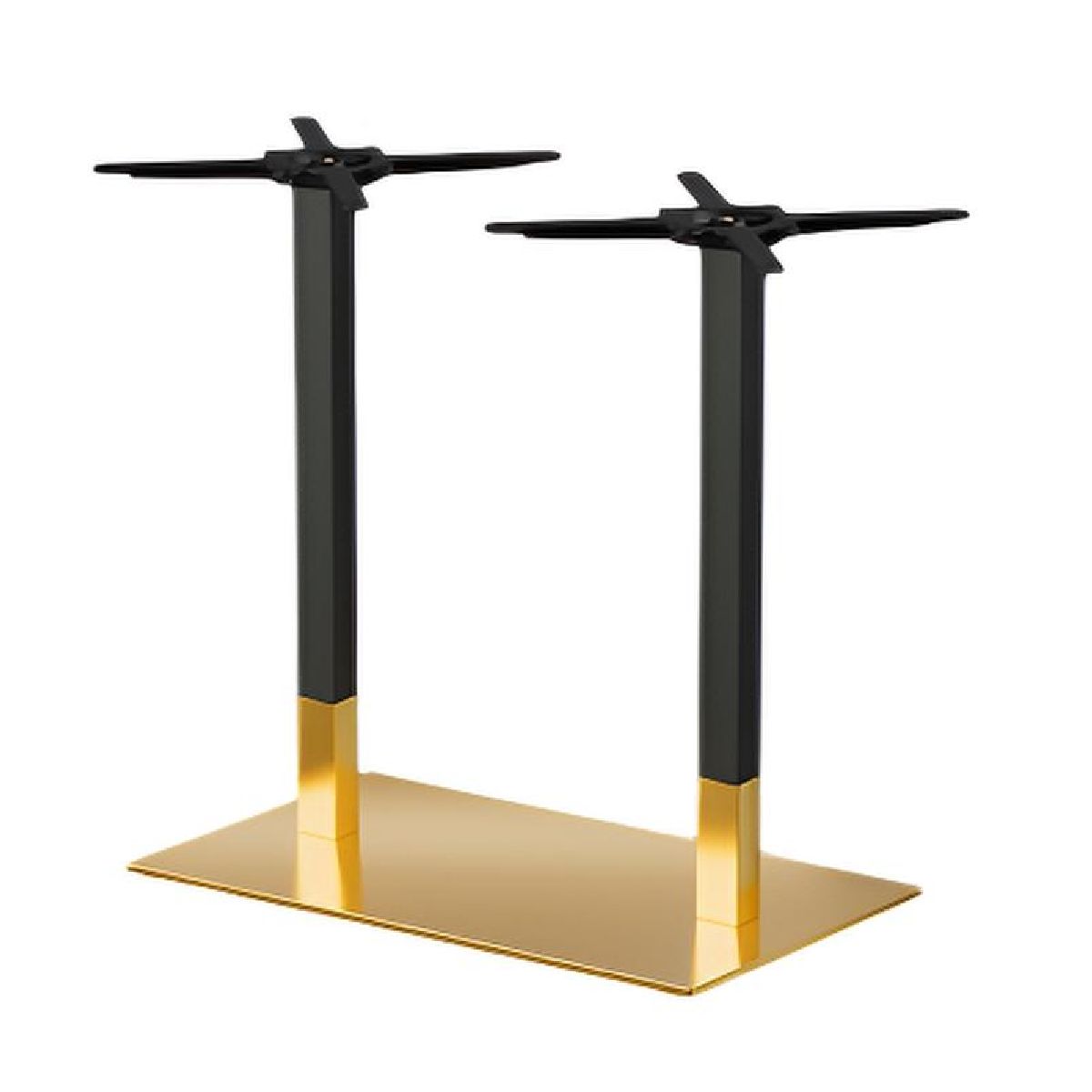 Pied de table Double Dadosa Pied de table Double Dadosa base chromé.