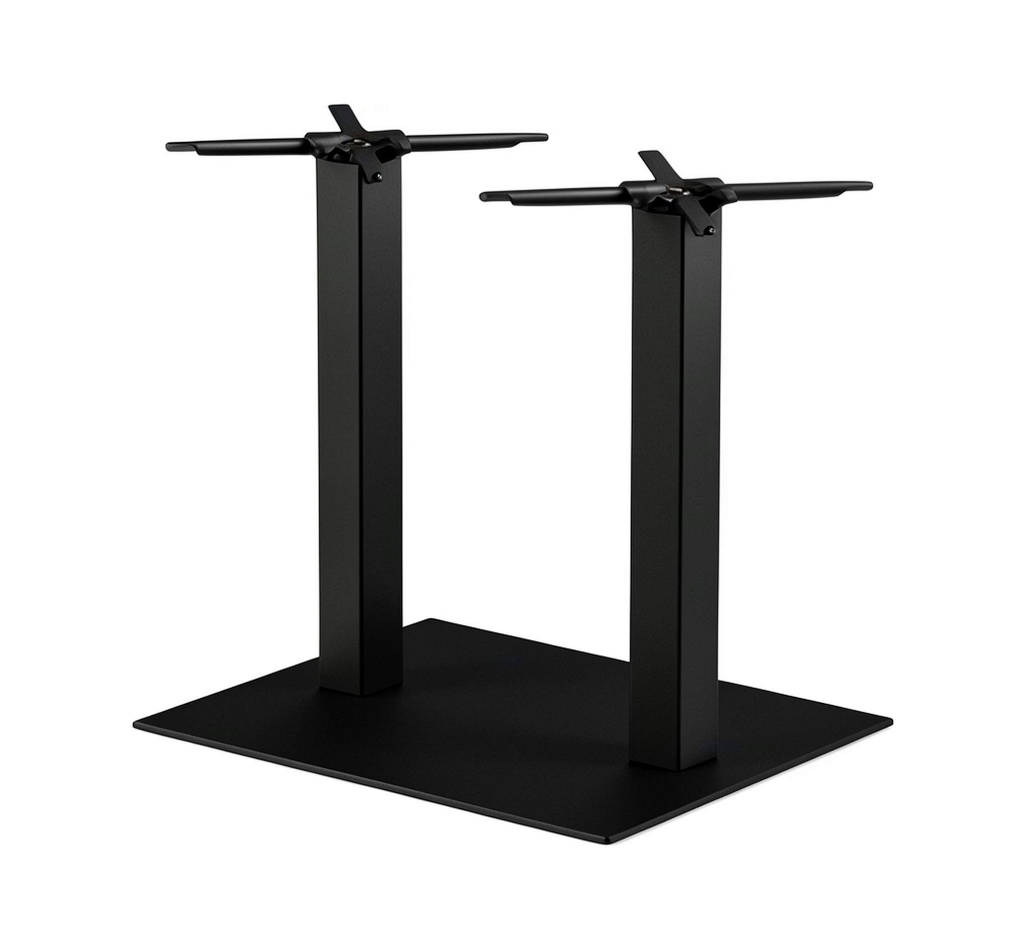Pied de table Duo Londres XL Pied de table Duo Londres XL en acier noir.